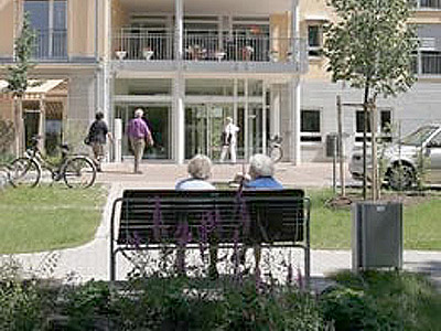 Bild vom Pflegezentrum Am Schlossgarten Mering, Referenz Projekt für Kurt Holley, Dipl. Ing. Architekt, Landschaftsarchitekt und Stadtplaner, BA